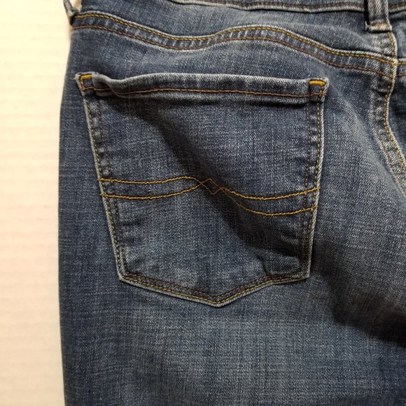 Lucky Brand jeans 8/29 Lolita Capri denim whiskered cropped stretch - Picture 10 of 15